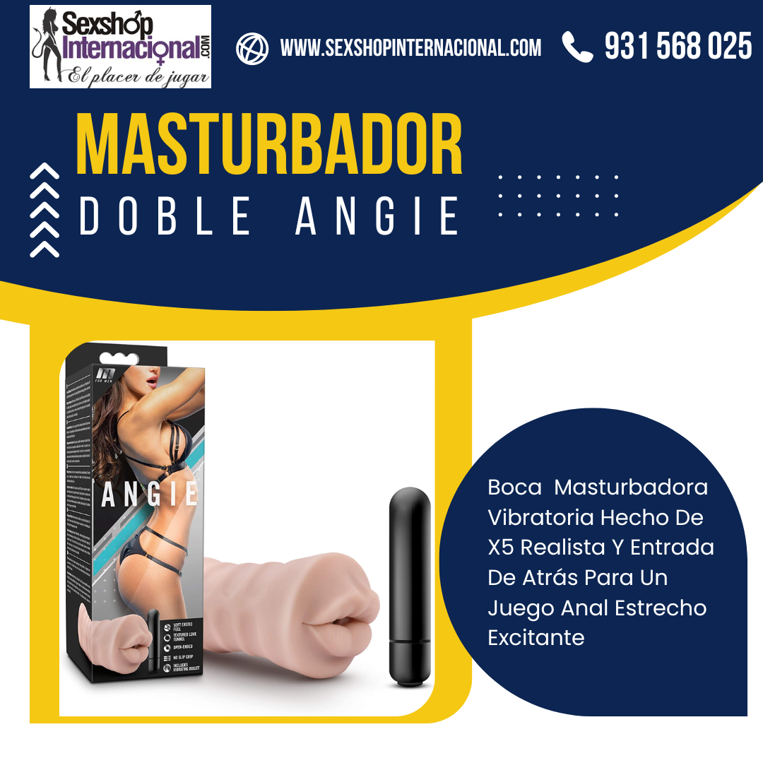 ANGIE BOCA MASTURBADORA VIBRATORIA Y ANAL SEXSHOP PTE PIEDRA 931568025